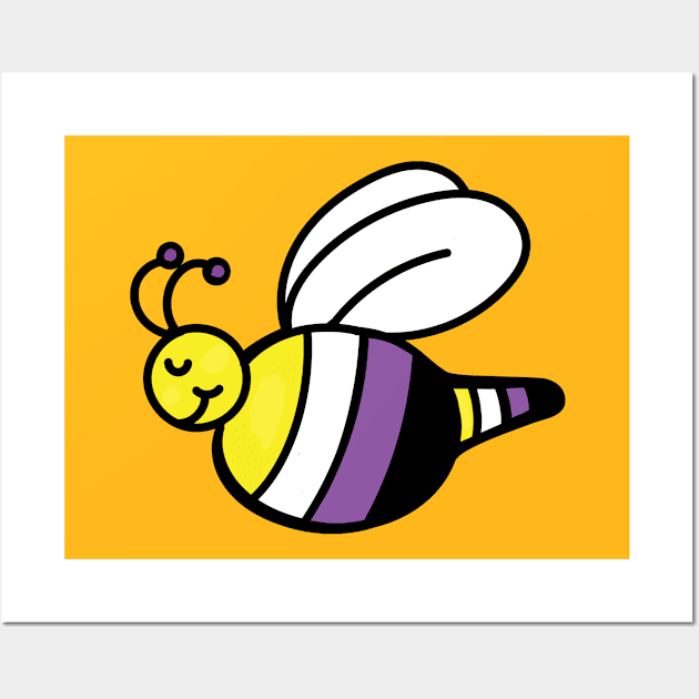 Smiling En-Bee Wall Art by BiOurPride